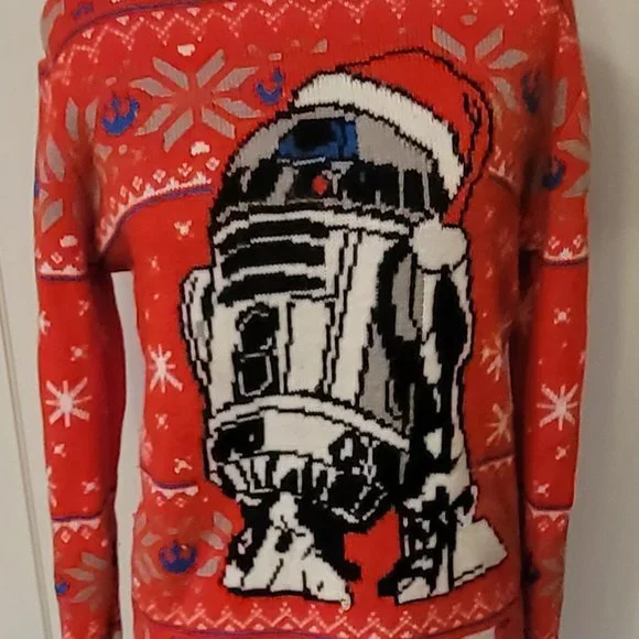Star Wars Sweaters Star Wars R2d2 Ugly Christmas Sweater